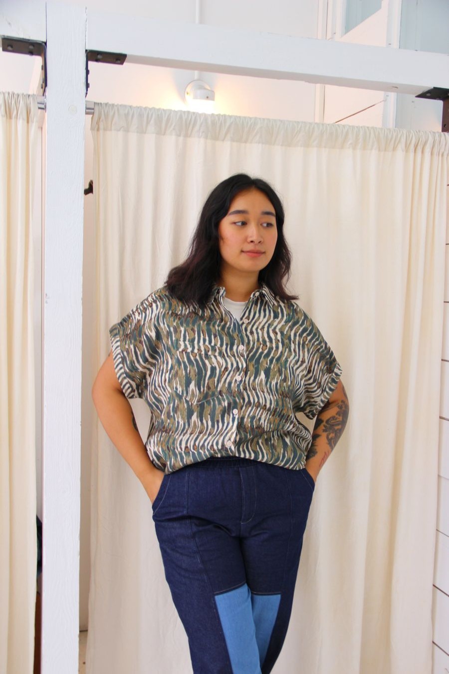 Exclusive Items | Eve Gravel Noumea Shirt