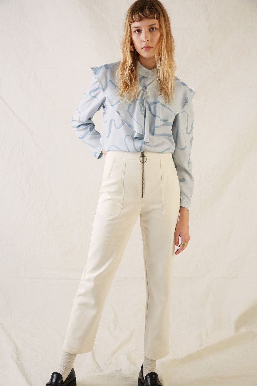 Pants | Eve Gravel Reed Pants