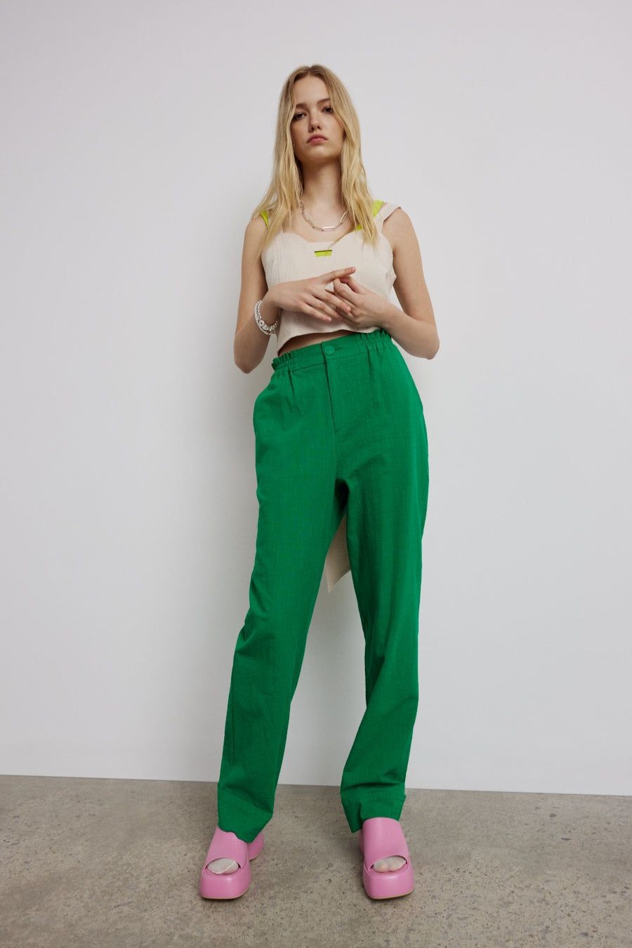 Essentials | Eve Gravel Webb Pants