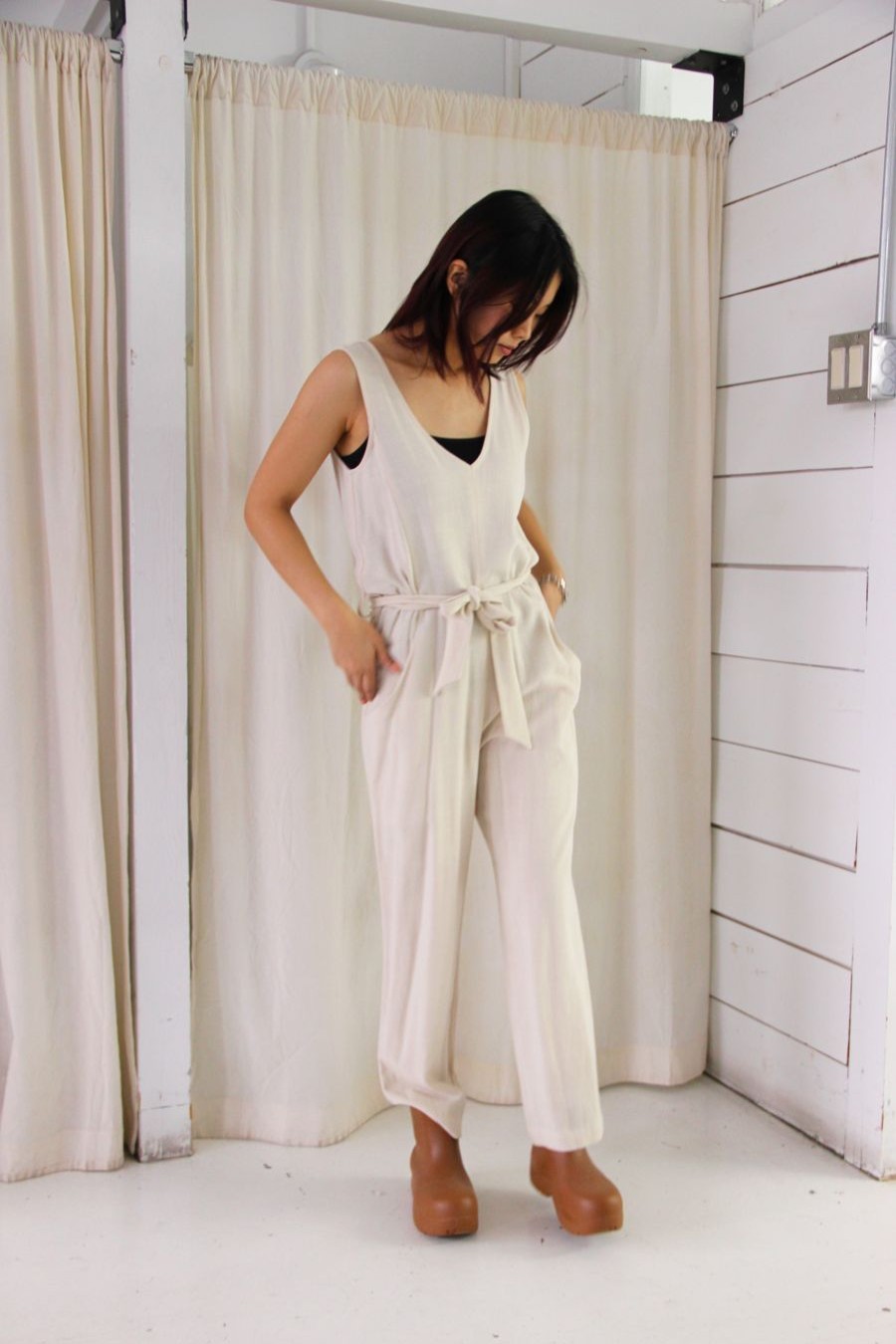 Exclusive Items | Eve Gravel Owl Moon Jumpsuit