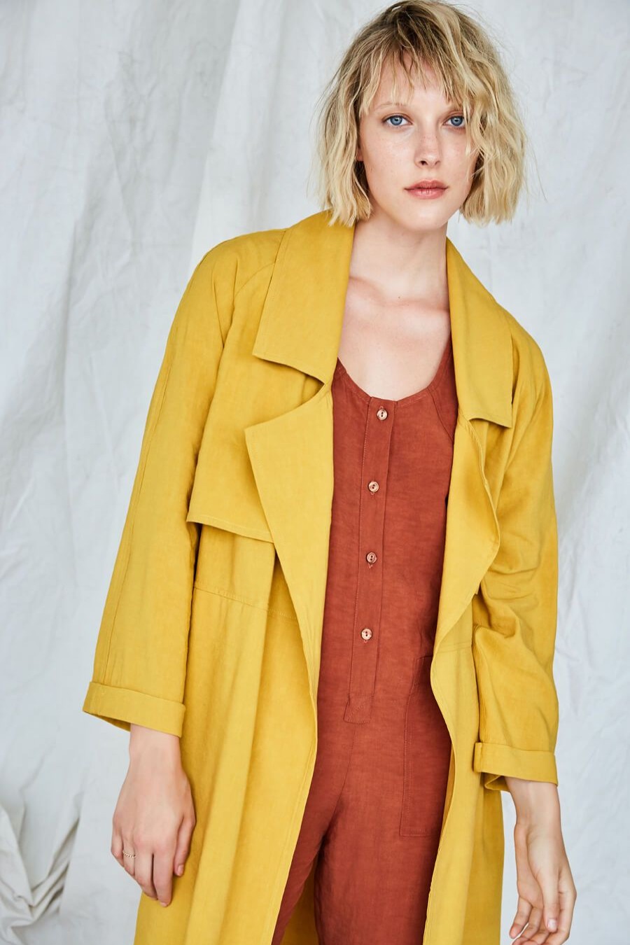 Jackets And Vests | Eve Gravel Bal Maque Trench Coat