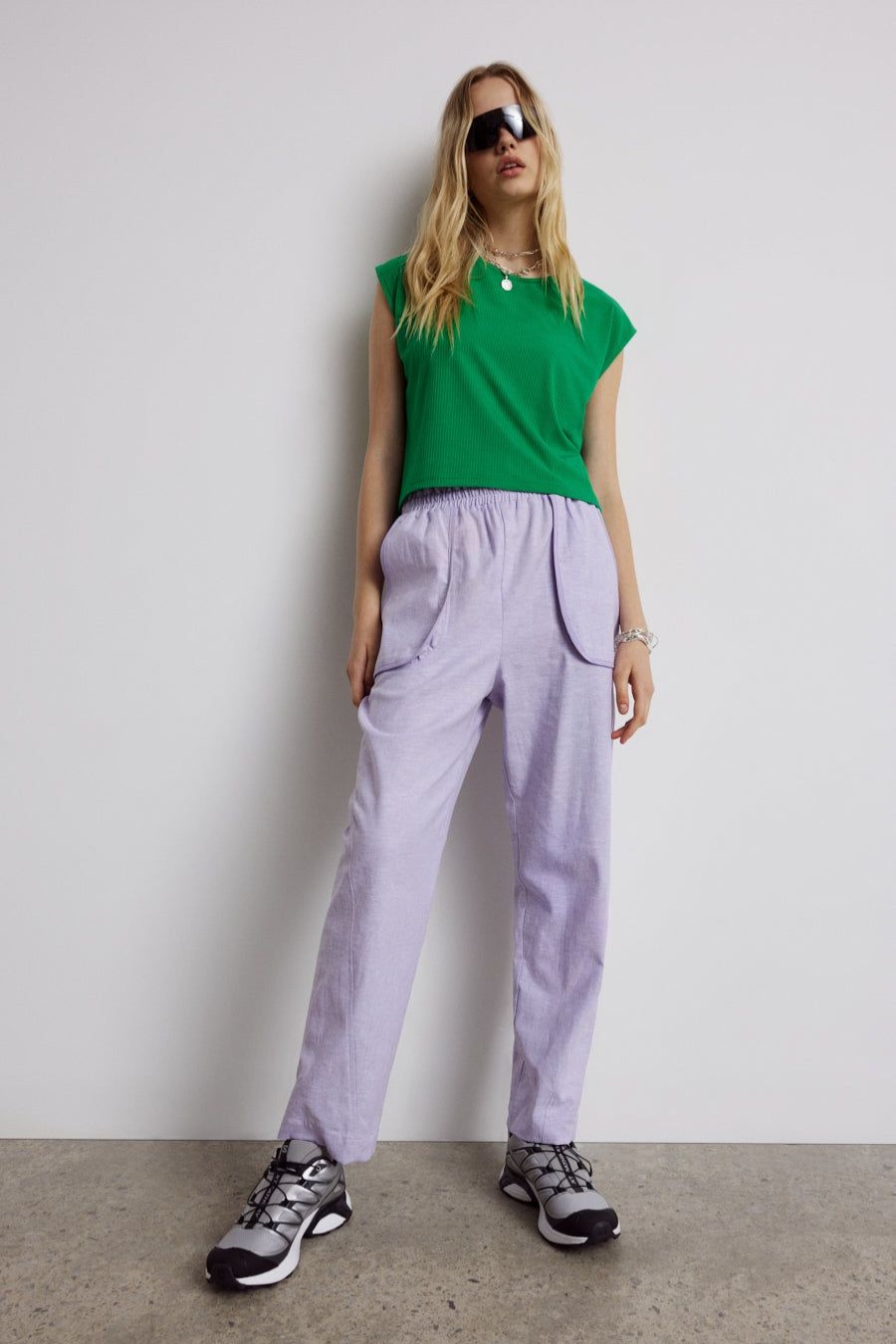 Pants | Eve Gravel Pierce Pants