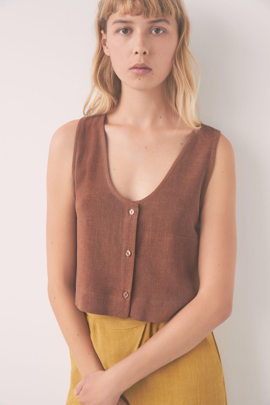 Tops | Eve Gravel Jade Top